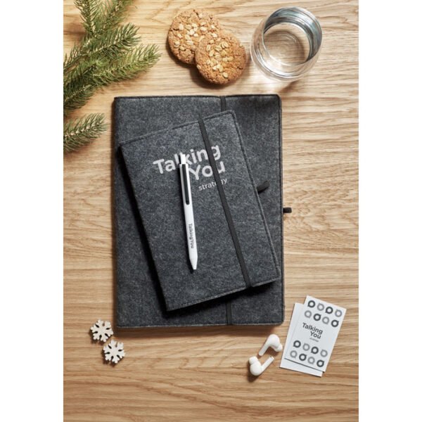 Libreta A5 RPET fieltro FELTBOOK - Imagen 2