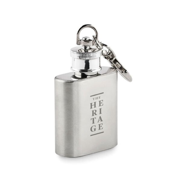 Llavero petaca Hipflask acero HIPPY - Imagen 2