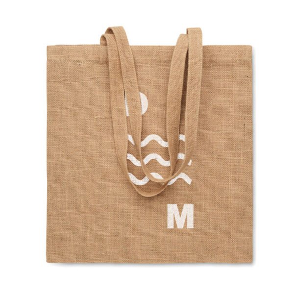 Bolsa de yute de asas largas ZOLANG - Imagen 2