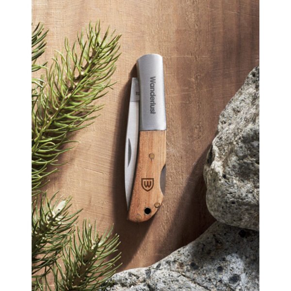 Cuchillo plegable de acacia SKARP - Imagen 2