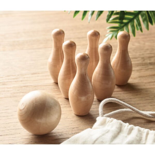 Mini juego de bolos de madera BOLITO - Imagen 3