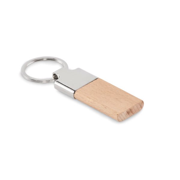 Llavero con madera de caucho LLAVING