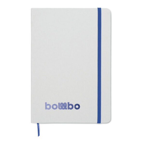 Libreta A5 con tapa de cartón ROUTE WHITE - Imagen 2