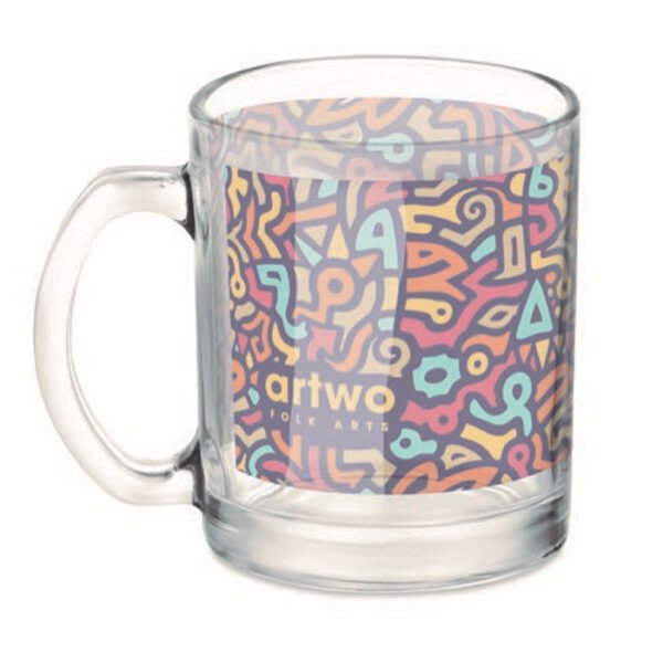 Taza cristal sublima. 300 ml SUBLIMGLOSS - Imagen 2