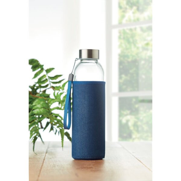 Botella cristal con funda 500ml UTAH DENIM - Imagen 3