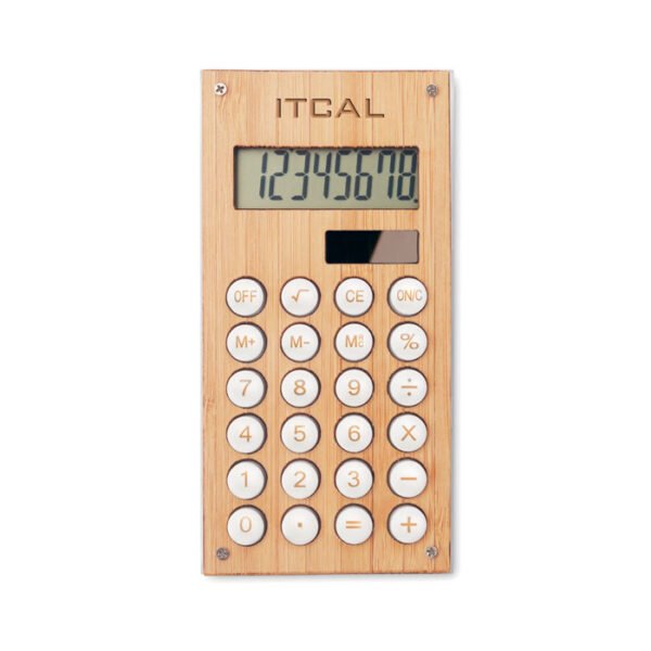 Calculadora bambú de 8 dígitos CALCUBAM - Imagen 2