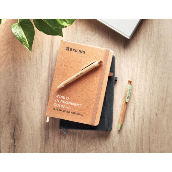 Libreta rayado PU reciclado A5 BAOBAB - Imagen 2