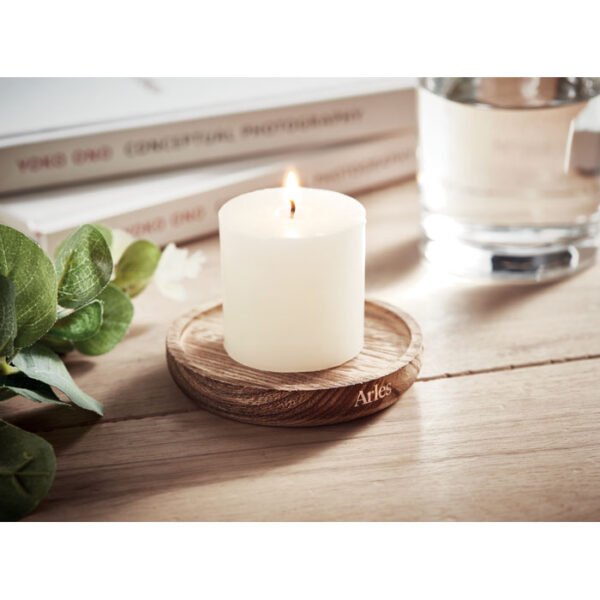 Porta velas madera PENTAS - Imagen 2