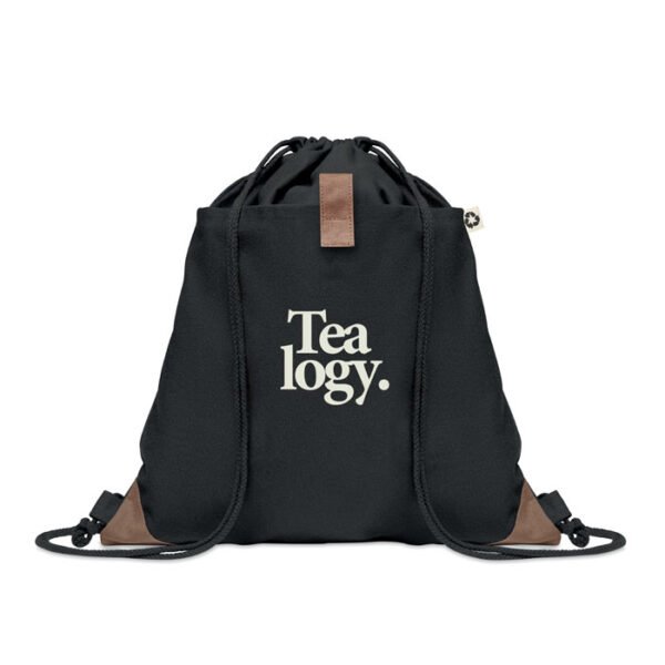 Bolsa cuerdas algodón reciclado PANDA BAG - Imagen 2