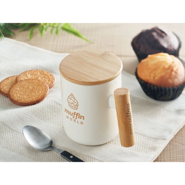 Taza de porcelana tapa 380 ml MAJEST - Imagen 2