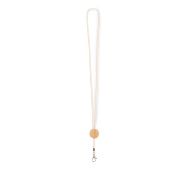 Lanyard algodón con mosquetón KARA