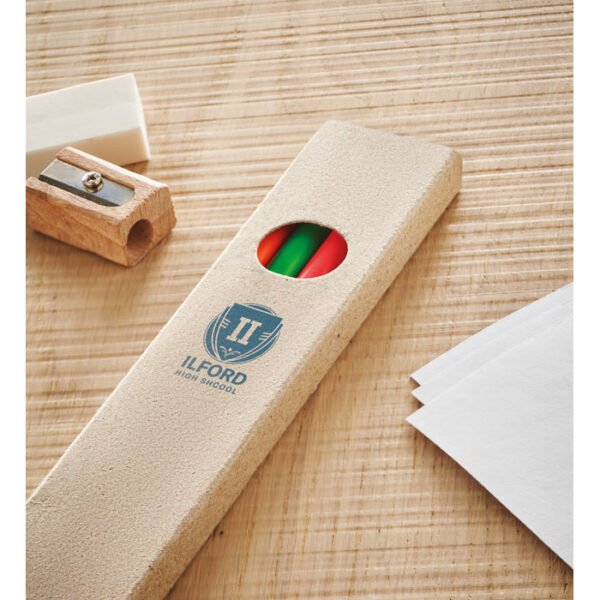 4 lápices de colores en caja BOWY - Imagen 2