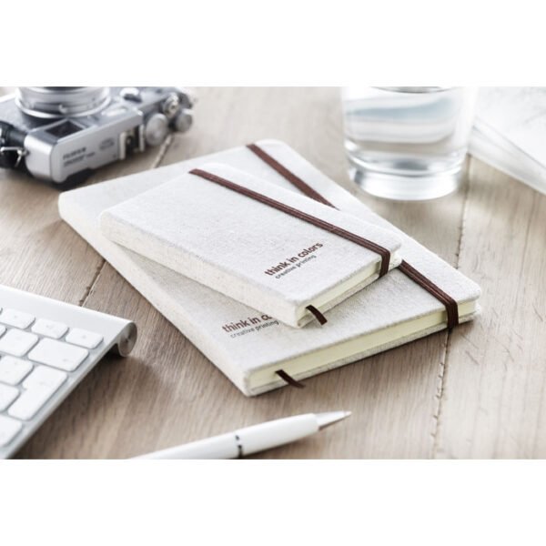 Cuaderno A6 con tapa de canvas - Imagen 3