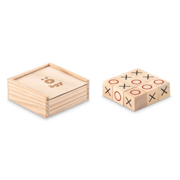 Juego tres en raya de madera TIC TAC TOE - Imagen 2