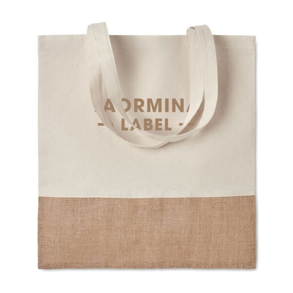 Bolsa cuerdas con yute INDIA TOTE - Imagen 2