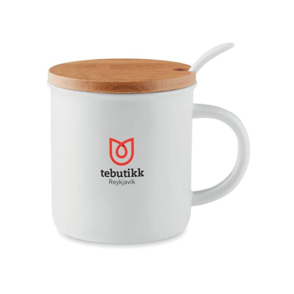 Taza de porcelana con tapa KENYA - Imagen 2