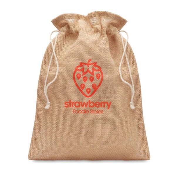 Bolsa regalo pequeña de yute JUTE SMALL - Imagen 2