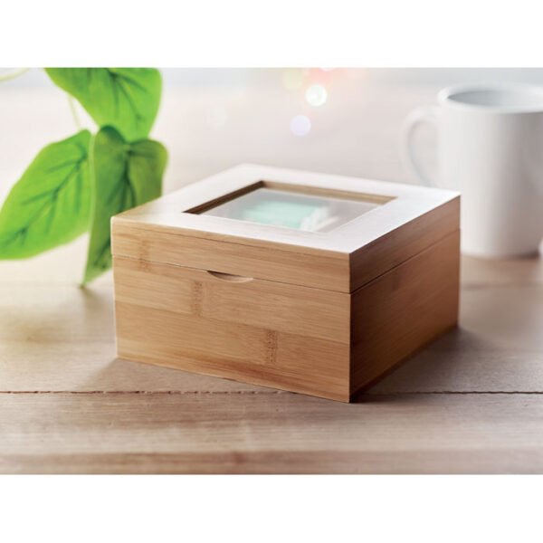Caja de té de bambú CAMPO TEA - Imagen 3