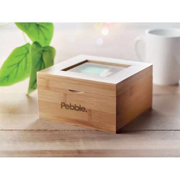 Caja de té de bambú CAMPO TEA - Imagen 2