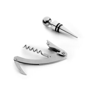 BARREL SET DE VINO DE ZINC Y ACERO INOXIDABLE