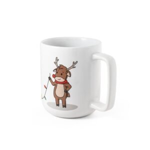 94282_106 REINDEER TAZA CON ESTAMPADO NAVIDEÑO 330 ML