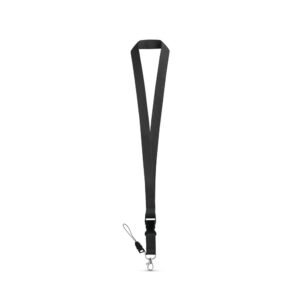 ANQUETIL LANYARD DE POLIÉSTER CON MOSQUETÓN METÁLICO