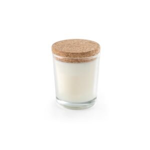ZEN 80 VELA AROMÁTICA EN VASO DE CRISTAL CON TAPA DE CORCHO 80 G